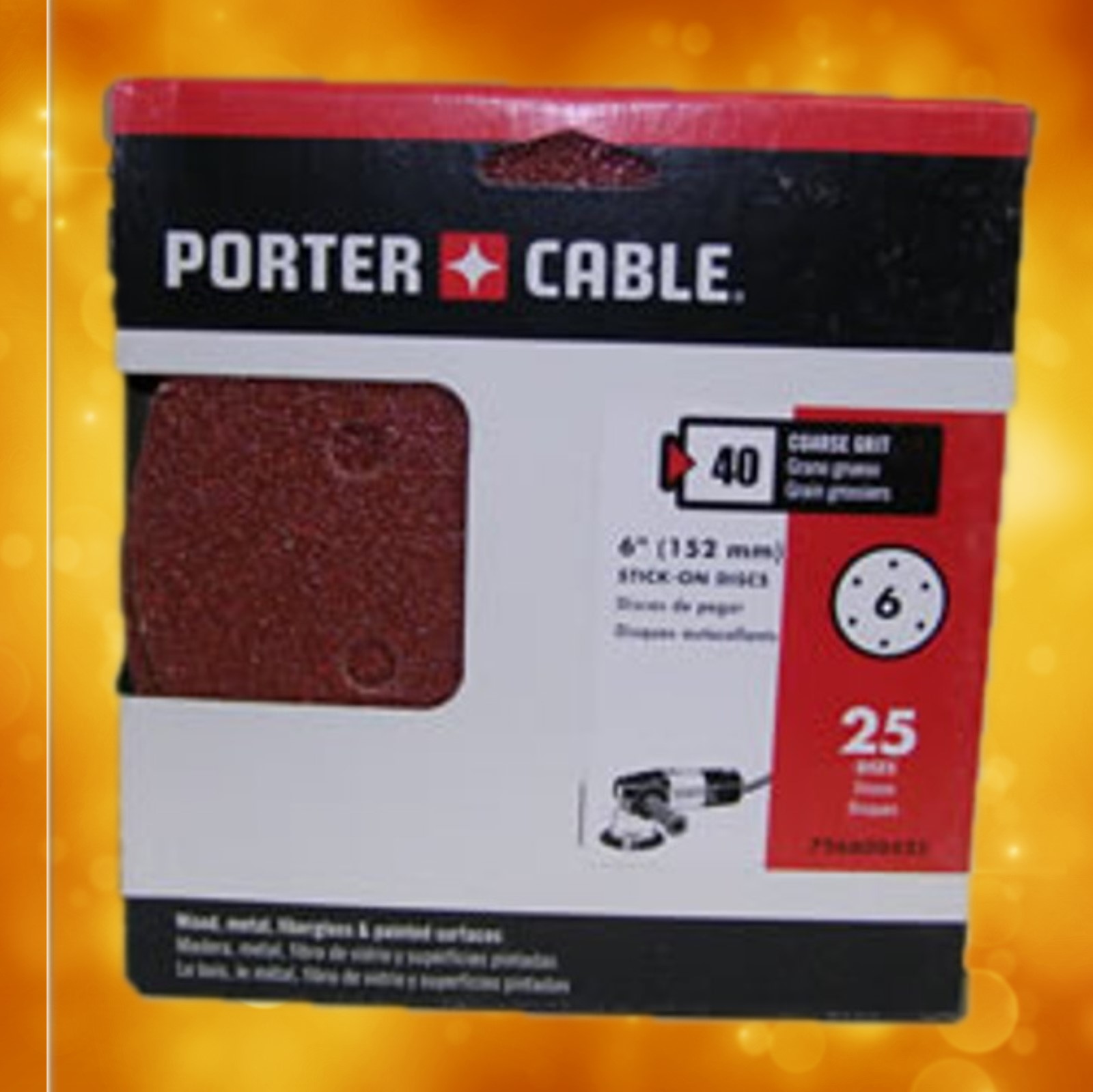 Porter Cable 40 Grit 6